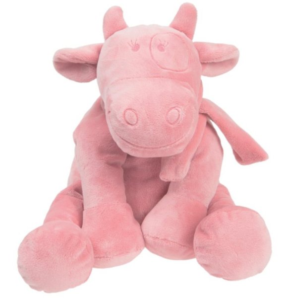 Noukies Peluche Vache Lola Macaron Médium - 40 cm