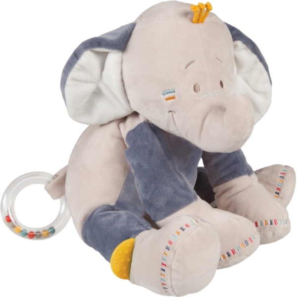 Noukies Peluche d'Activités Eléphant Bao