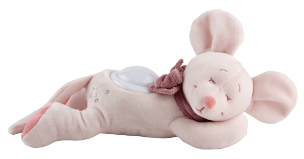 Noukies Peluche Veilleuse Souris Mia