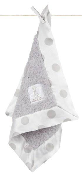 Little Giraffe Doudou Plat Gris Blanc Chenille New Dot