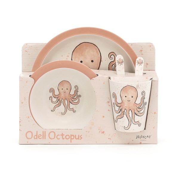 Jellycat Coffret Repas Bambou Poulpe Odell