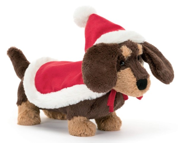 Jellycat Peluche Teckel Chien Otto Noël