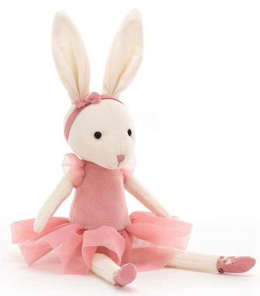 Jellycat Peluche Lapin Pirouette Rose