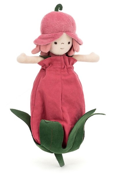 Jellycat Peluche Poupée Papillon Pétale Rose