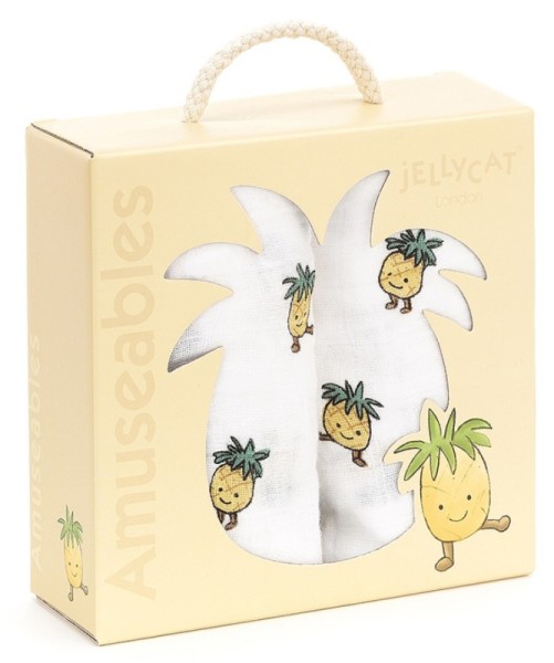 Jellycat Coffret 2 Langes Ananas Amuseables
