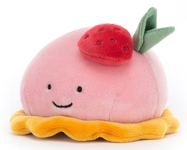 Jellycat Peluche Gâteau Dome Framboise Pretty Patisserie