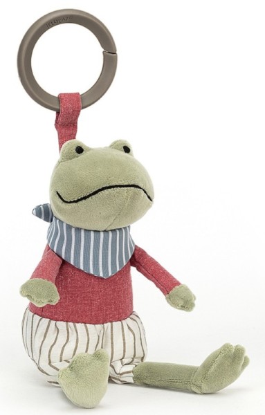 Jellycat Peluche Hochet Grenouille Little Rambler