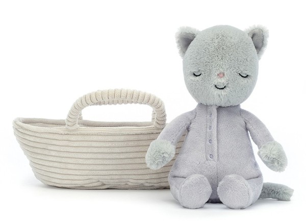 Jellycat Peluche Chat et son Couffin Rock a Bye Jellycat Peluche Chat et son Couffin Rock a Bye