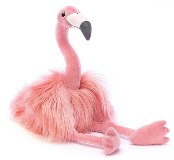 Jellycat Peluche flamant rose rosario Doudouplanet Livraison