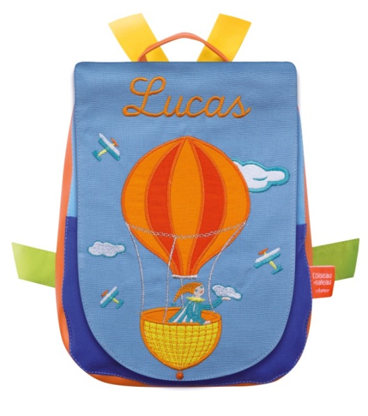 L'Oiseau Bateau Sac à dos à broder la montgolfière