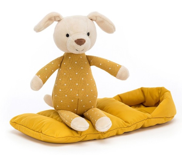 Jellycat Peluche Chiot et Sac de Couchage