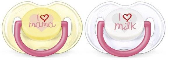 Philips Avent Lot de 2 Sucettes Orthodontiques Silicone