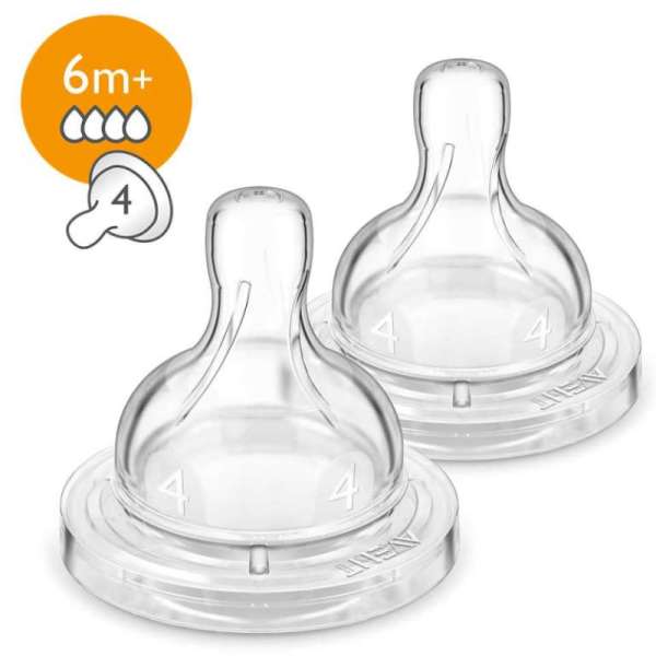 Philips Avent Lot de 2 Tétines Débit Rapide