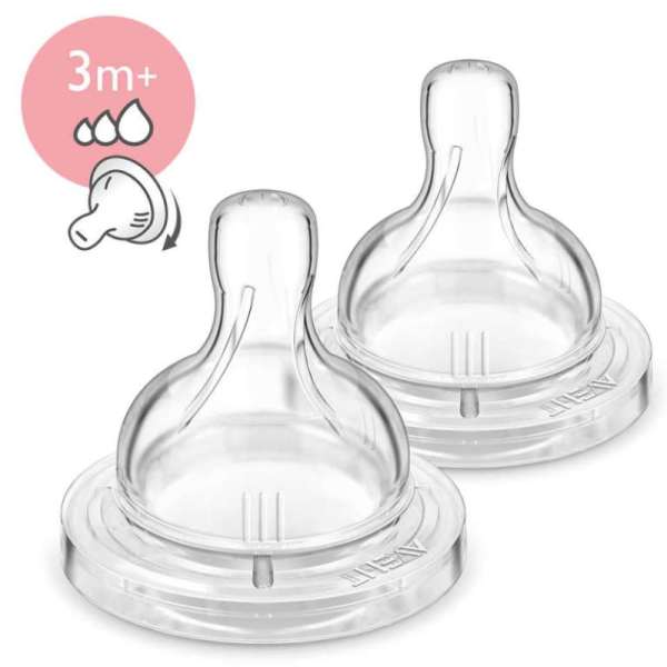 Philips Avent Lot de 2 Tétines Débit Variable