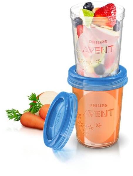 Philips Avent Système de Conservation - 5 Pots de 240 ml