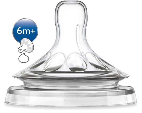 Philips Avent Lot de 2 Tétines Natural - Liquide Epaissis