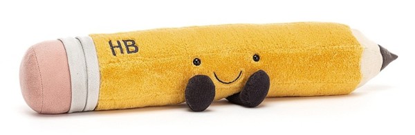 Jellycat Peluche Crayon Papier Smart Stationery - 12 x 43 cm