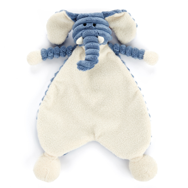Baby Jellycat Doudou Eléphant Bleu Cordy Roy