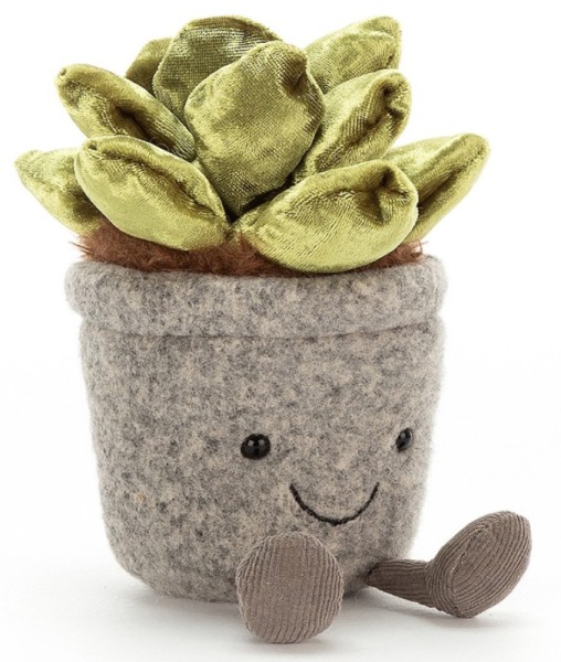 Jellycat Peluche Plante Jade Silly Succulent - 16 cm