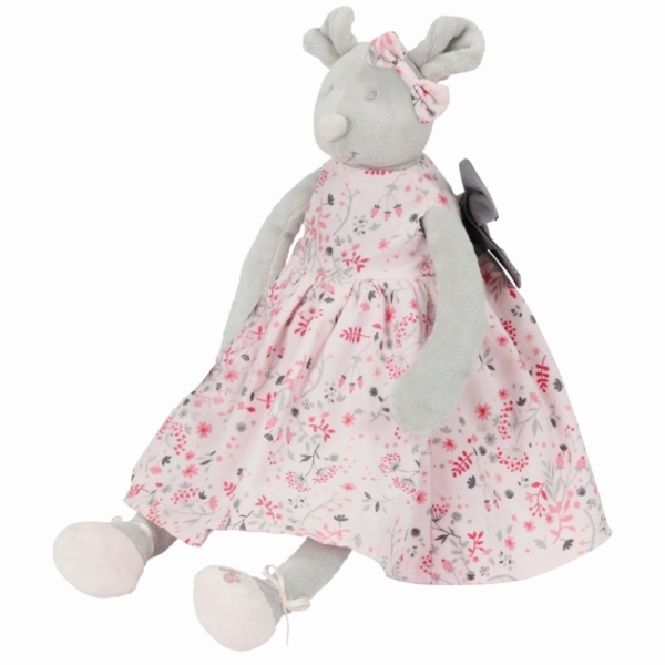 Tartine et Chocolat Peluche Souris Eugénie - 35 cm