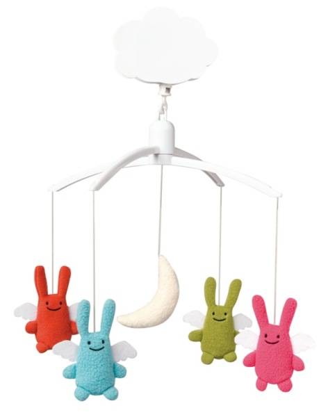 Trousselier Mobile Musical Ange Lapin