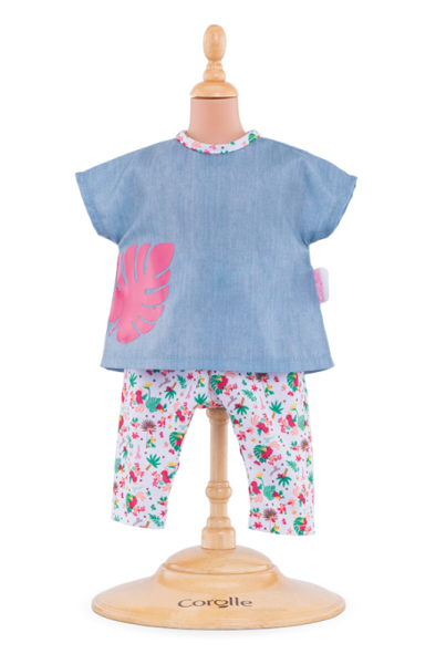 Corolle Blouse et Pantalon Tropicorolle Mon Premier Poupon 30 cm