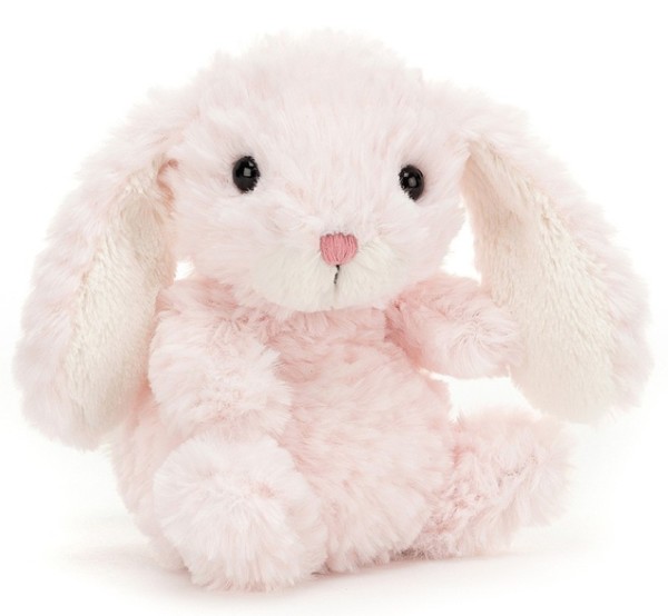 Jellycat Peluche Lapin Yummy Rose Pastel - 15 cm