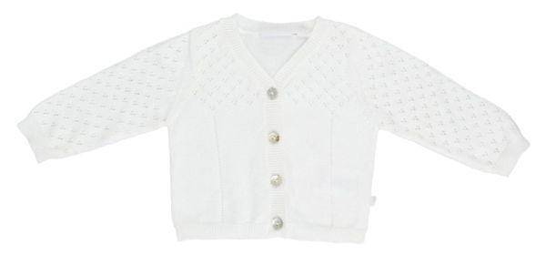 Noukies Cardigan Blanc Pastel Girl