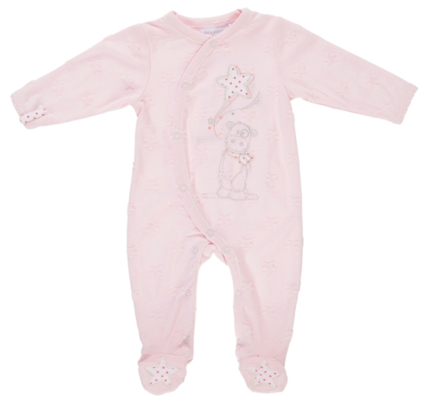 Noukies Pyjama Lola Etoiles Jersey Rose - Naissance