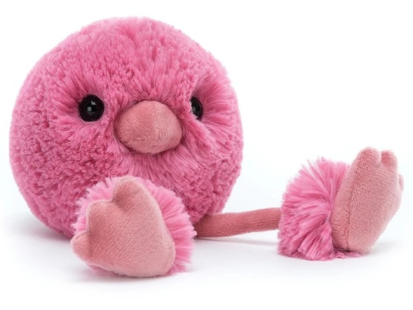 Jellycat Peluche Poussin Zingy Rose - 18 cm