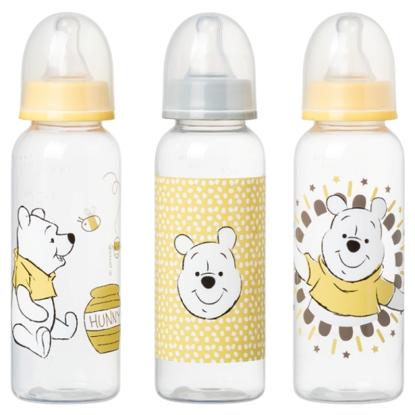 Babycalin Lot 3 Biberons 250 ml Winnie