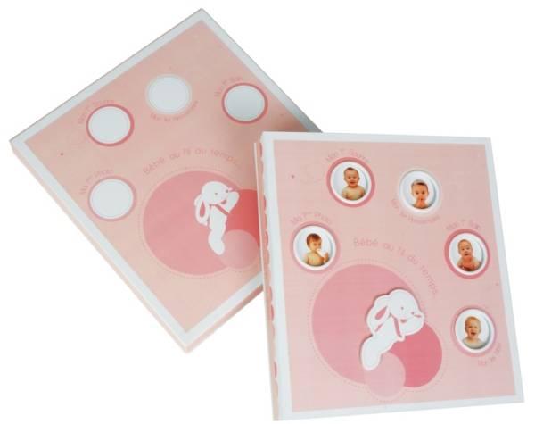 Doudou et Compagnie Album Photos Lapin Bonbon Rose