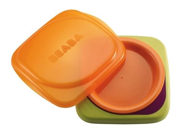 Beaba Assiette Evolutive Soft Gipsy Orange