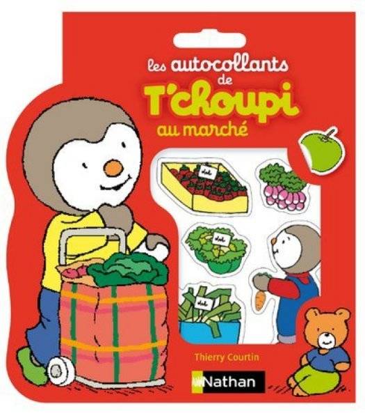 Nathan Livre Autocollants Tchoupi Au Marché - 