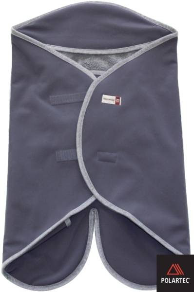 Red Castle Couverture Babynomade Polaire Windbloc Gris Anthracite Gris Clair - Taille 1