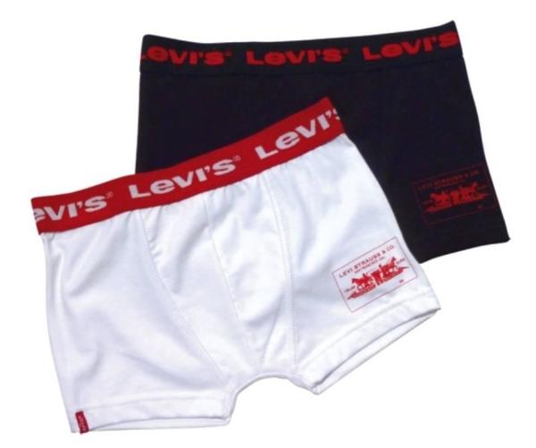 Levis - Lot de 2 boxer noir et blanc 5 ans, Livraison Gratuite 24/48h