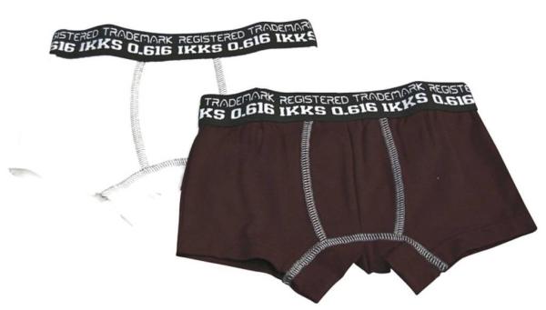 IKKS Lot de 2 Boxers Noir et Blanc - 4 ans