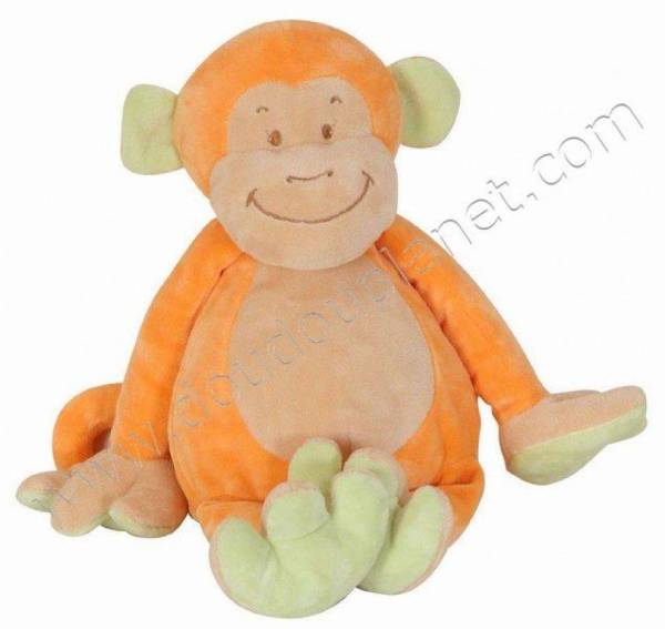 Bengy Peluche Singe Orange - 25 cm