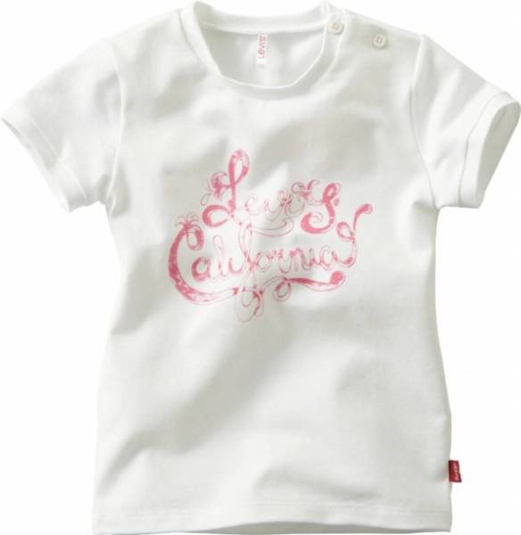 Levis Tee-Shirt Manches Courtes Norma Blanc - 3 ans