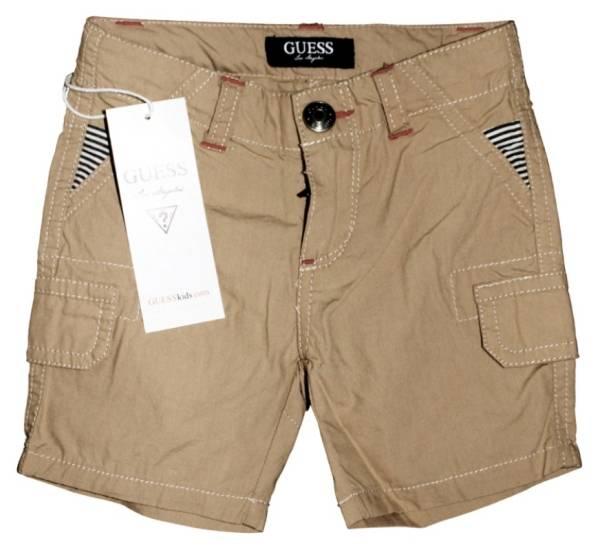 Guess Enfant Bermuda Toile Beige - 3-6 Mois