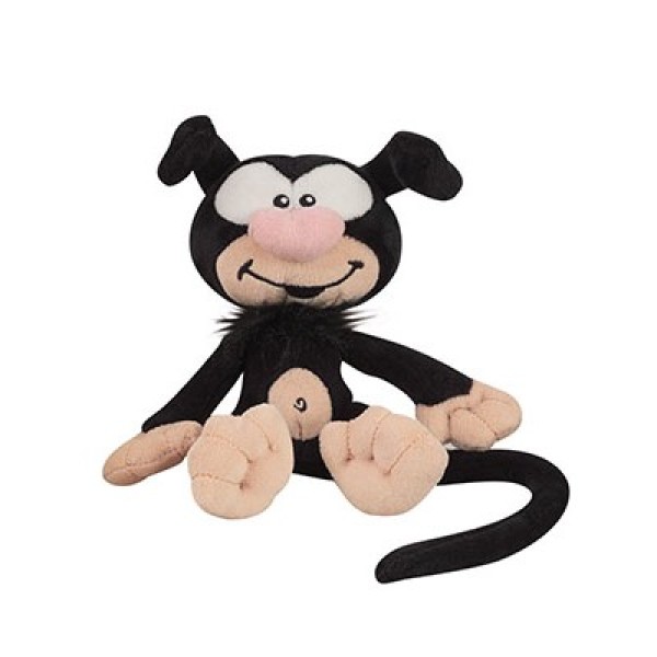 Jemini - Peluche marsupilami bébé noir bobo 15 cm, Livraison