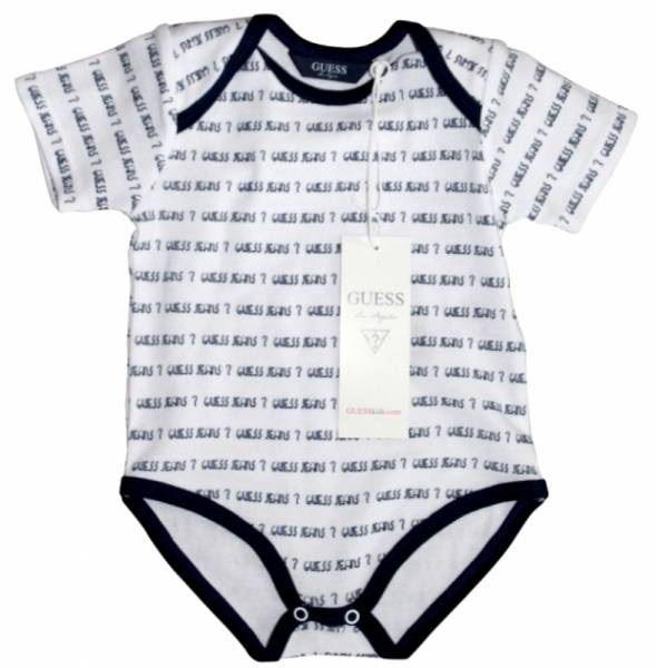 Guess Enfant Body Blanc et Bleu 3/6 mois