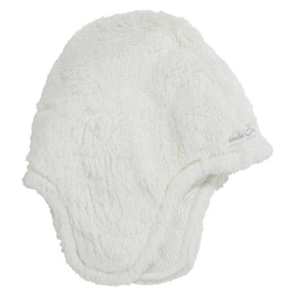 Absorba Bonnet Chapka Fausse fourrure Ecru