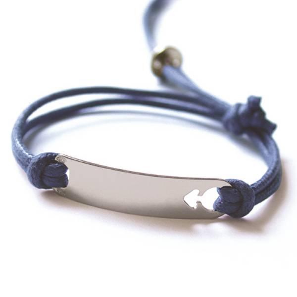 Mikado Bracelet I Am a Boy Argent azncien