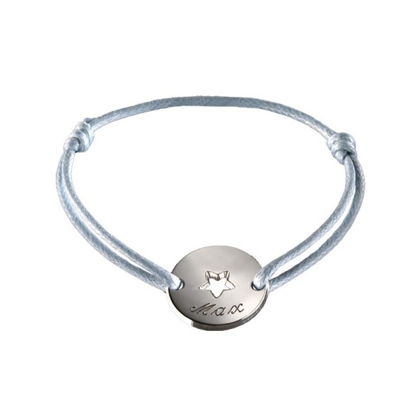 Petits Trésors Bracelet Mini Jeton Star Argent