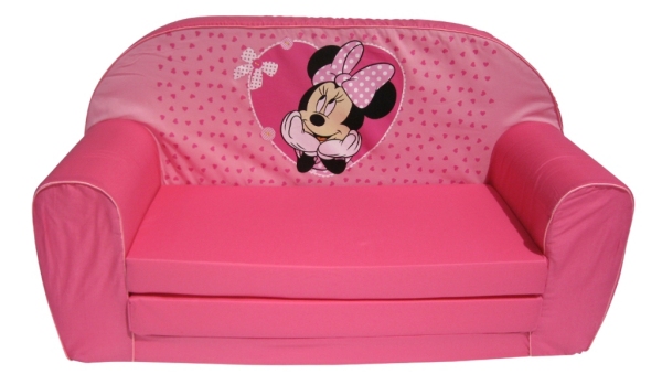 Disney Canapé Lit Minnie Coeurs