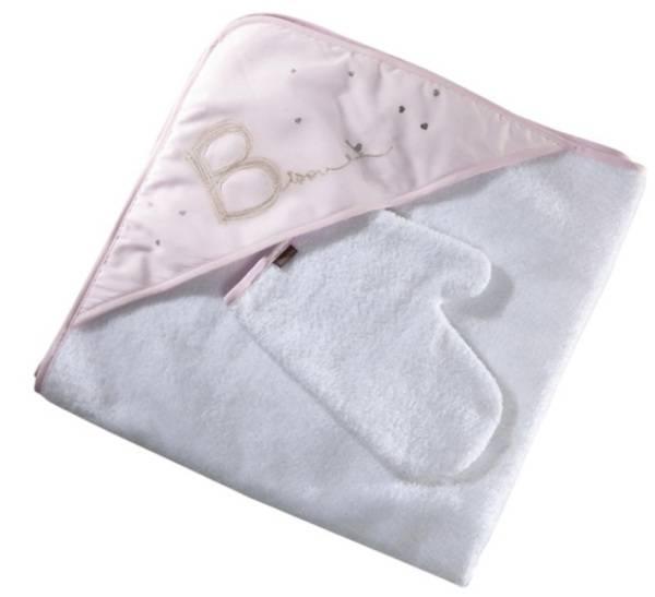 Absorba Cape de Bain Bisous Rose