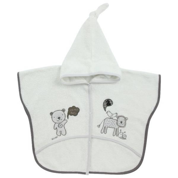 Absorba Cape de Bain Poncho Ecru
