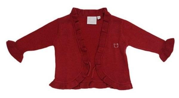 Noukies Cardigan Tricot Rouge 6 mois