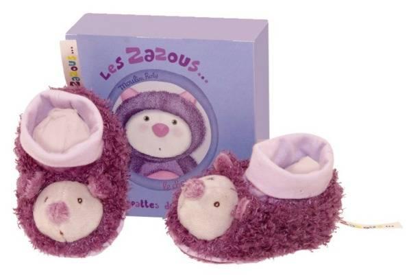 Moulin Roty Chaussons Chat Les Zazous